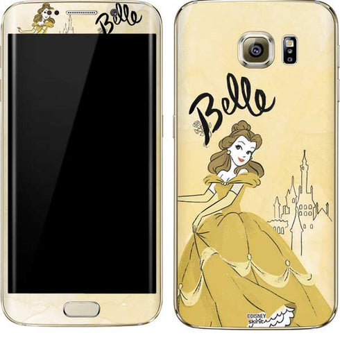 Disney Princess Belle Art Galaxy S7 Edge Skin