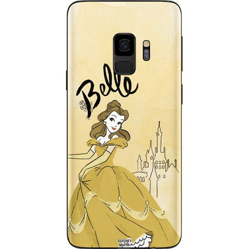 Disney Princess Belle Art Galaxy S9 Skin
