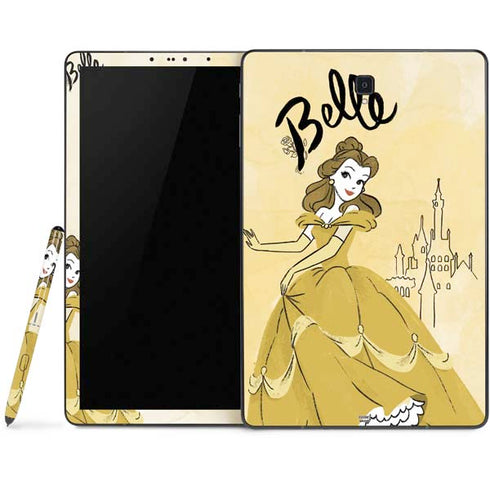 Disney Princess Belle Art Samsung Galaxy Tab Skin