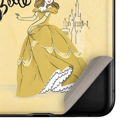 Disney Princess Belle Art Galaxy Z Flip Skin