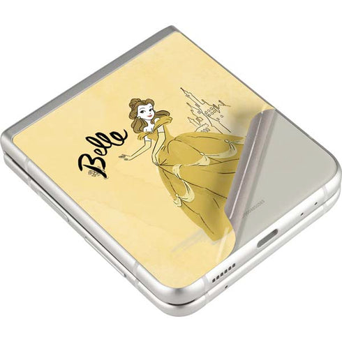 Disney Princess Belle Art Galaxy Z Flip3 5G Skin