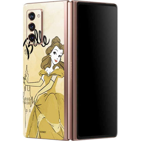 Disney Princess Belle Art Galaxy Z Fold2 5G Skin