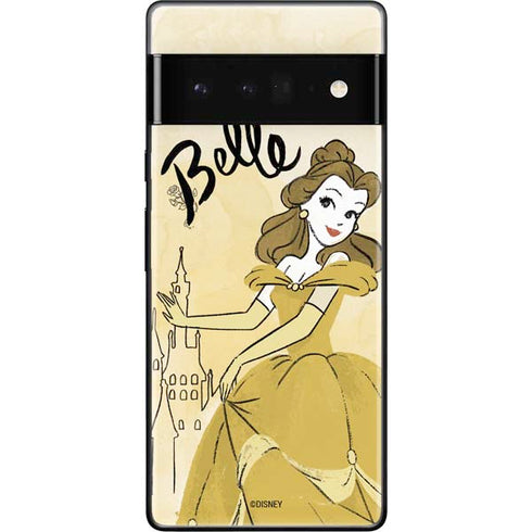 Disney Princess Belle Art Google Pixel 6 Pro Skin