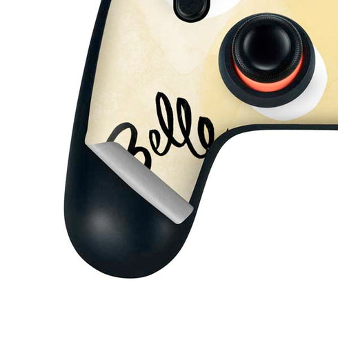 Disney Princess Belle Art Google Stadia Controller Skin