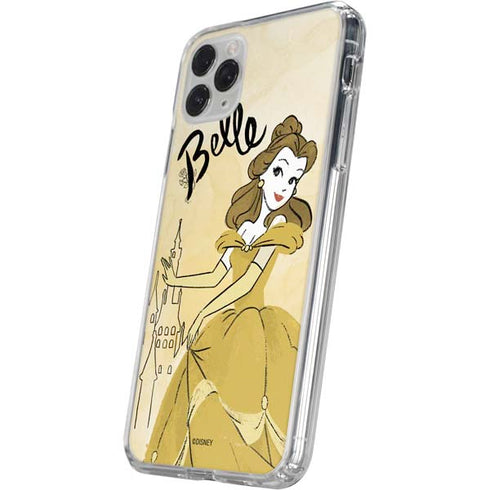 Disney Princess Belle Art iPhone 11 Pro Clear Case