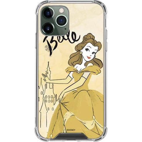 Disney Princess Belle Art iPhone 11 Pro Max Clear Case