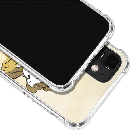 Disney Princess Belle Art iPhone 12 Clear Case