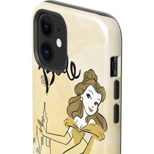 Disney Princess Belle Art iPhone 12 Impact Case