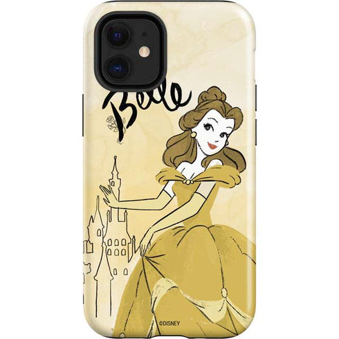 Disney Princess Belle Art iPhone 12 Mini Impact Case