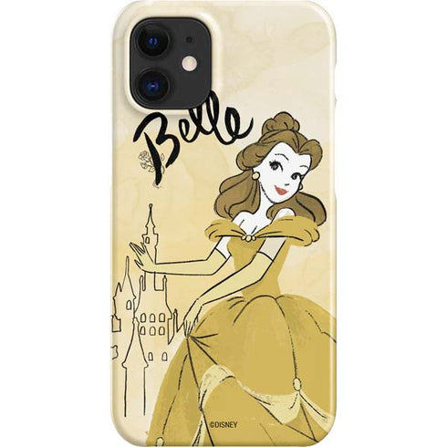 Disney Princess Belle Art iPhone 12 Mini Lite Case