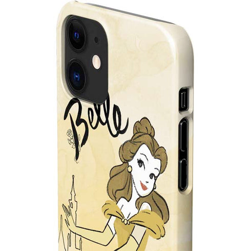 Disney Princess Belle Art iPhone 12 Mini Lite Case