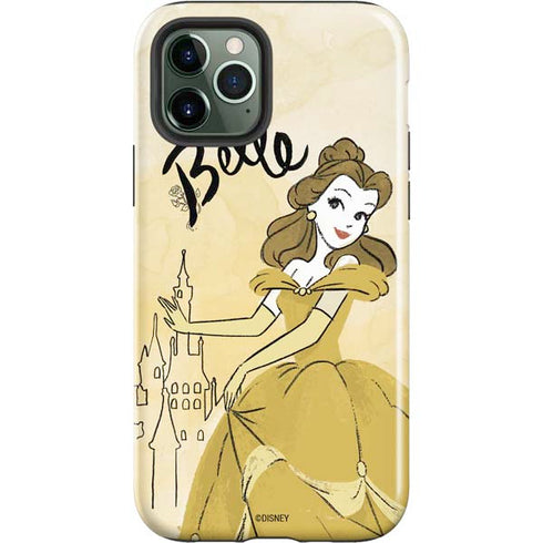 Disney Princess Belle Art iPhone 12 Pro Max Impact Case