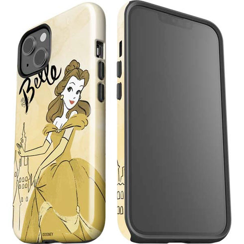 Disney Princess Belle Art iPhone 14 Plus Impact Case