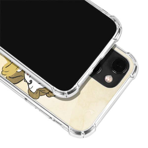 Disney Princess Belle Art iPhone 14 Plus Clear Case