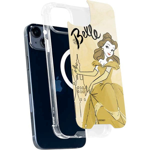 Disney Princess Belle Art iPhone 15 Plus MagSafe Case