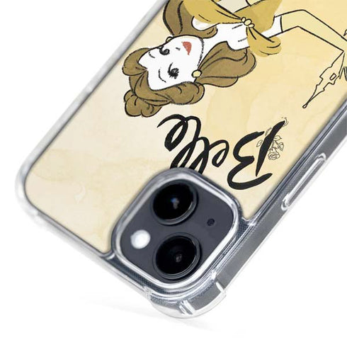 Disney Princess Belle Art iPhone 15 Plus MagSafe Case