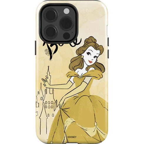 Disney Princess Belle Art iPhone 15 Pro Impact Case