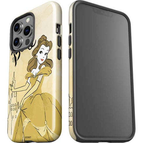 Disney Princess Belle Art iPhone 15 Pro Impact Case