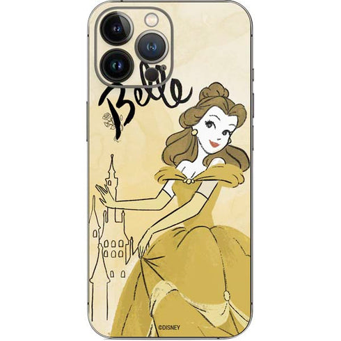 Disney Princess Belle Art iPhone 14 Pro Max Skin