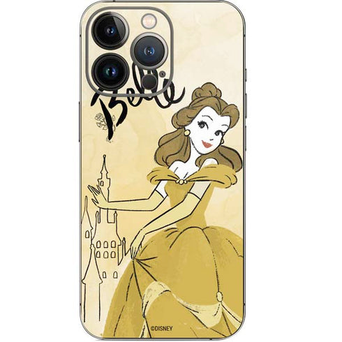 Disney Princess Belle Art iPhone 14 Pro Skin