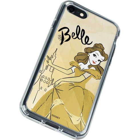 Disney Princess Belle Art iPhone SE (2nd & 3rd Gen) Clear Case
