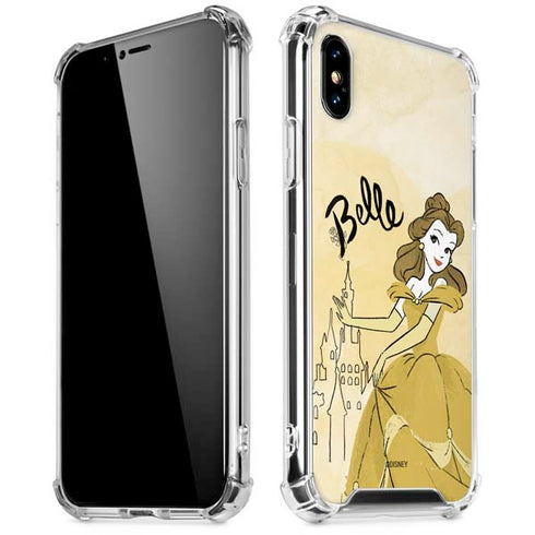 Disney Princess Belle Art iPhone XS Max Clear Case