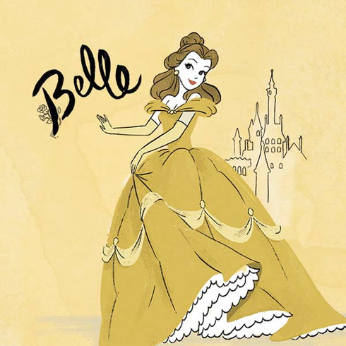 Disney Princess Belle Art Moto E5 Play Skin