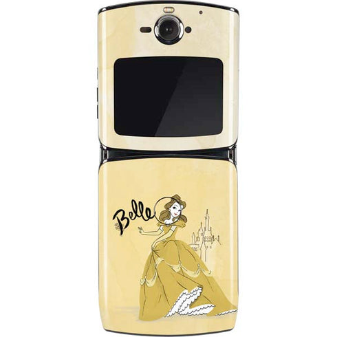Disney Princess Belle Art Motorola RAZR Skin