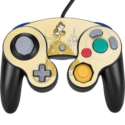 Disney Princess Belle Art Nintendo GameCube Controller Skin
