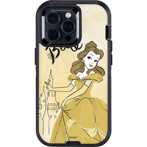 Disney Princess Belle Art Otterbox Defender iPhone Skin
