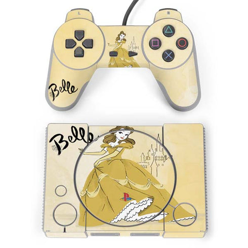 Disney Princess Belle Art PlayStation Classic Bundle Skin