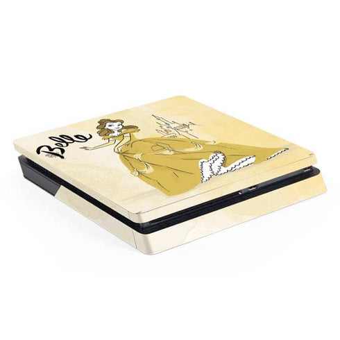 Disney Princess Belle Art PS4 Slim Skin