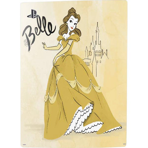 Disney Princess Belle Art PS5 Console Skin