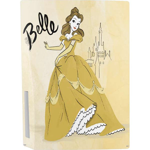 Disney Princess Belle Art PS5 Console Skin