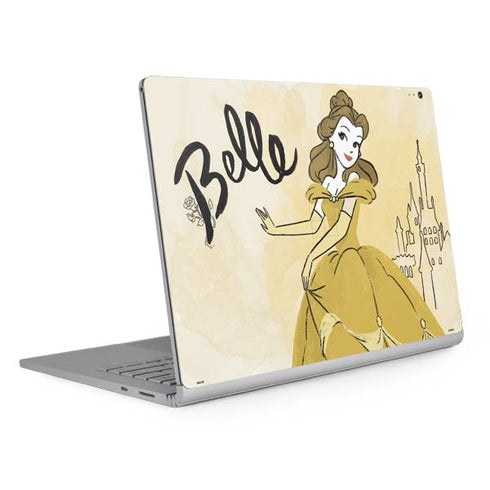 Disney Princess Belle Art Surface Book 2 13.5in Skin