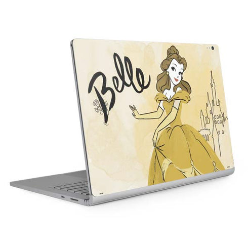 Disney Princess Belle Art Surface Book 2 15in Skin