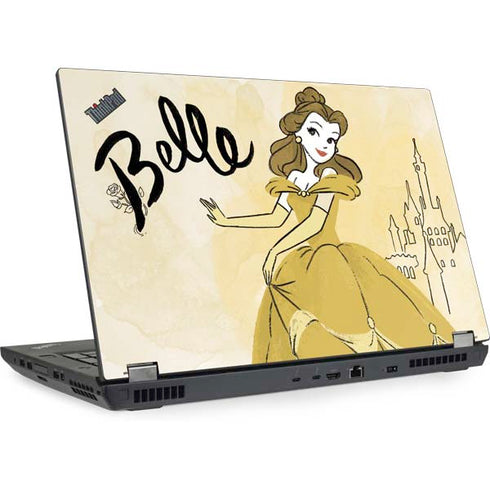 Disney Princess Belle Art Lenovo ThinkPad Skin