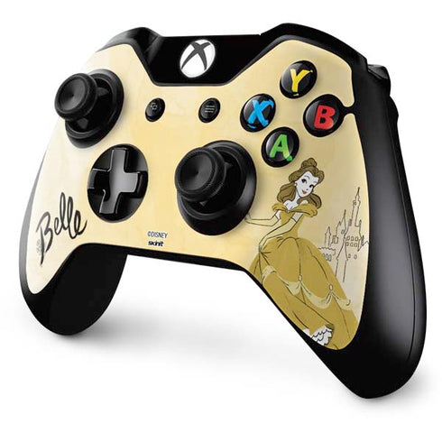 Disney Princess Belle Art Xbox One Controller Skin