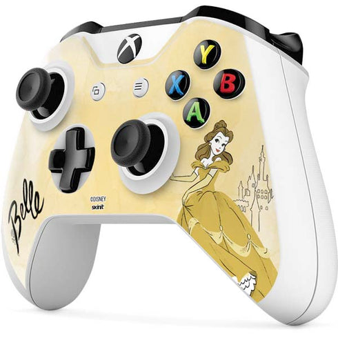 Disney Princess Belle Art Xbox One S All-Digital Edition Bundle Skin