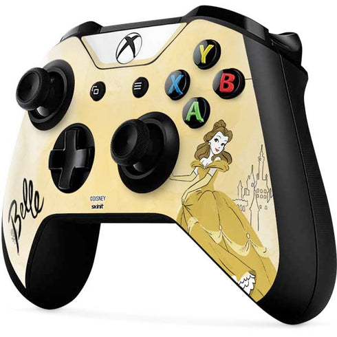 Disney Princess Belle Art Xbox One X Controller Skin
