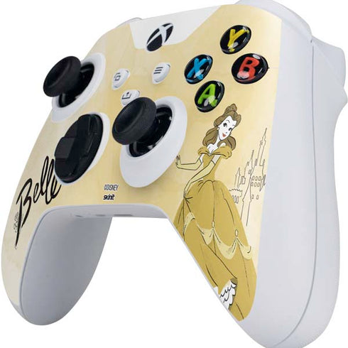 Disney Princess Belle Art Xbox Series S Controller Skin