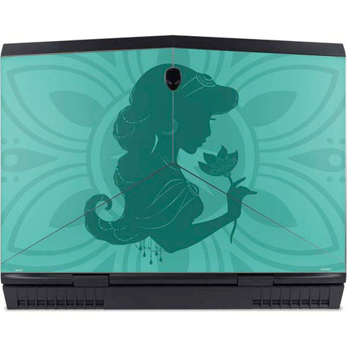Disney Aladdin Princess Jasmine Silhouette Flower Dell Alienware Skin