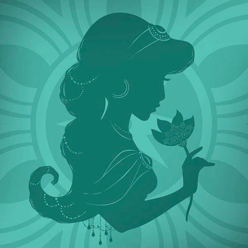 Disney Aladdin Princess Jasmine Silhouette Flower Dell Alienware Skin