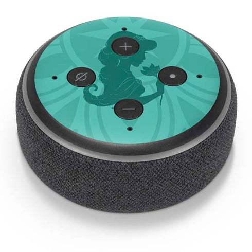Disney Aladdin Princess Jasmine Silhouette Flower Amazon Echo Dot Skin