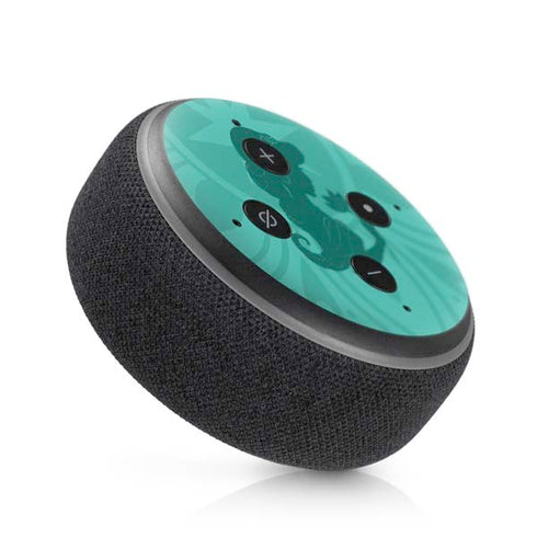 Disney Aladdin Princess Jasmine Silhouette Flower Amazon Echo Dot Skin