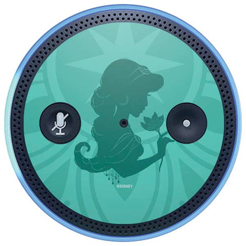 Disney Aladdin Princess Jasmine Silhouette Flower Amazon Echo Skin