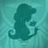 Disney Aladdin Princess Jasmine Silhouette Flower Amazon Echo Skin