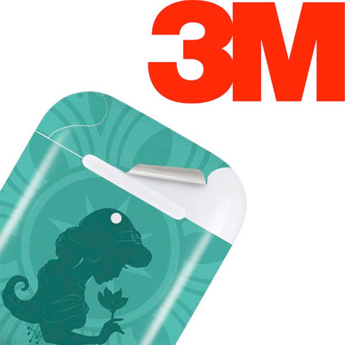 Disney Aladdin Princess Jasmine Silhouette Flower Apple AirPods Skin