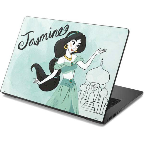 Disney Princess Jasmine Art Dell Chromebook Skin