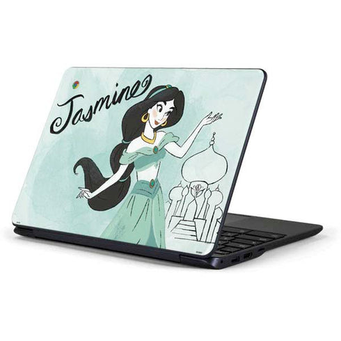 Disney Princess Jasmine Art Samsung Chromebook Skin